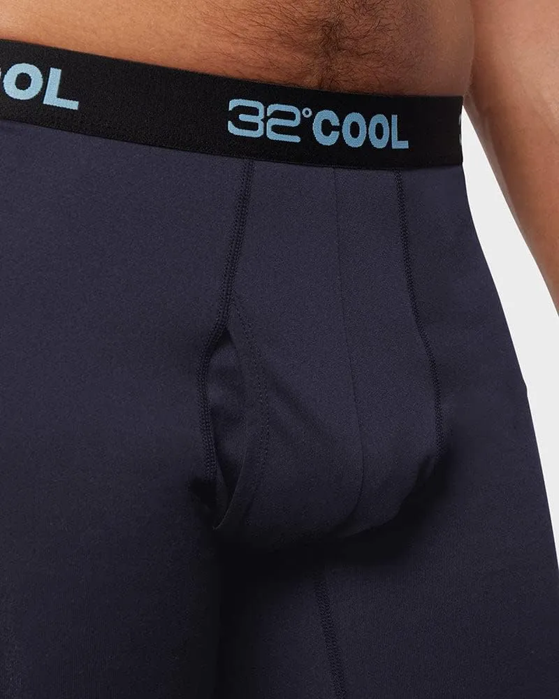 32 Degrees COOL Mens 4-PACK Quick Dry Performance Boxer Brief With Comfort Elastic Waistband