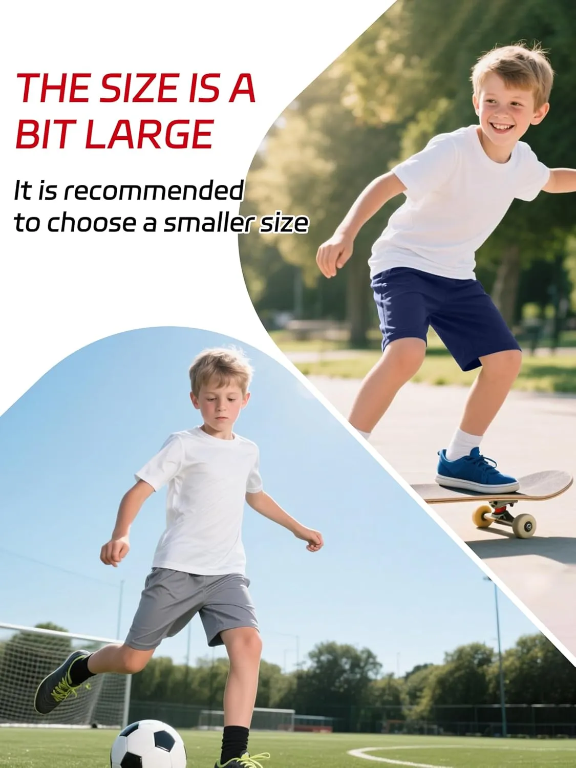 4 Pack Boys Athletic Shorts with Pockets Kids Basketball Youth Quick Dry Active Performance Sports Boys Shorts