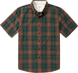 Dubinik? Mens Short Sleeve Button Down Shirts 100% Cotton Plaid Men's Casual Button-Down Shirts with Pocket