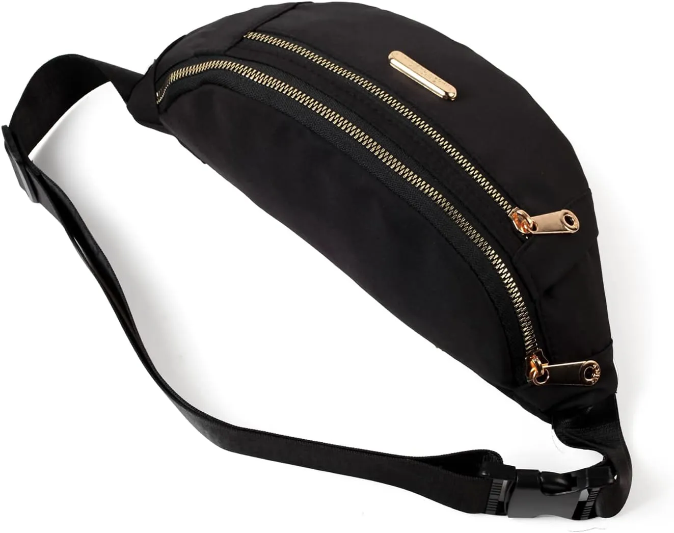 Fanny Pack Waist Pack for Women, Fashion Waist Bag with Adjustable Strap for Travel Sports Running black