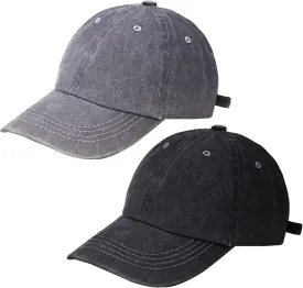 Kids Distresed-Washed Baseball Hat Infant Toddler Baby Boy Girl Hats Distresed for 2-8 Years