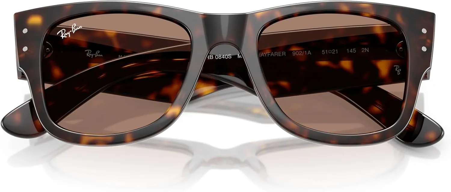 Ray-Ban RB0840s Mega Wayfarer Square Sunglasses