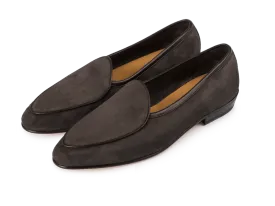 Sagan Classic Loafers in Bark Grey Asteria Suede