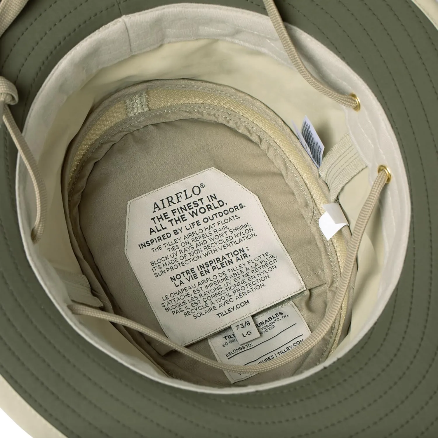 Tilley LTM5 Airflo Medium Brim Hat ?C Ultralight, Buoyant & Breathable, UPF 50  Sun Protection, Water-Resistant
