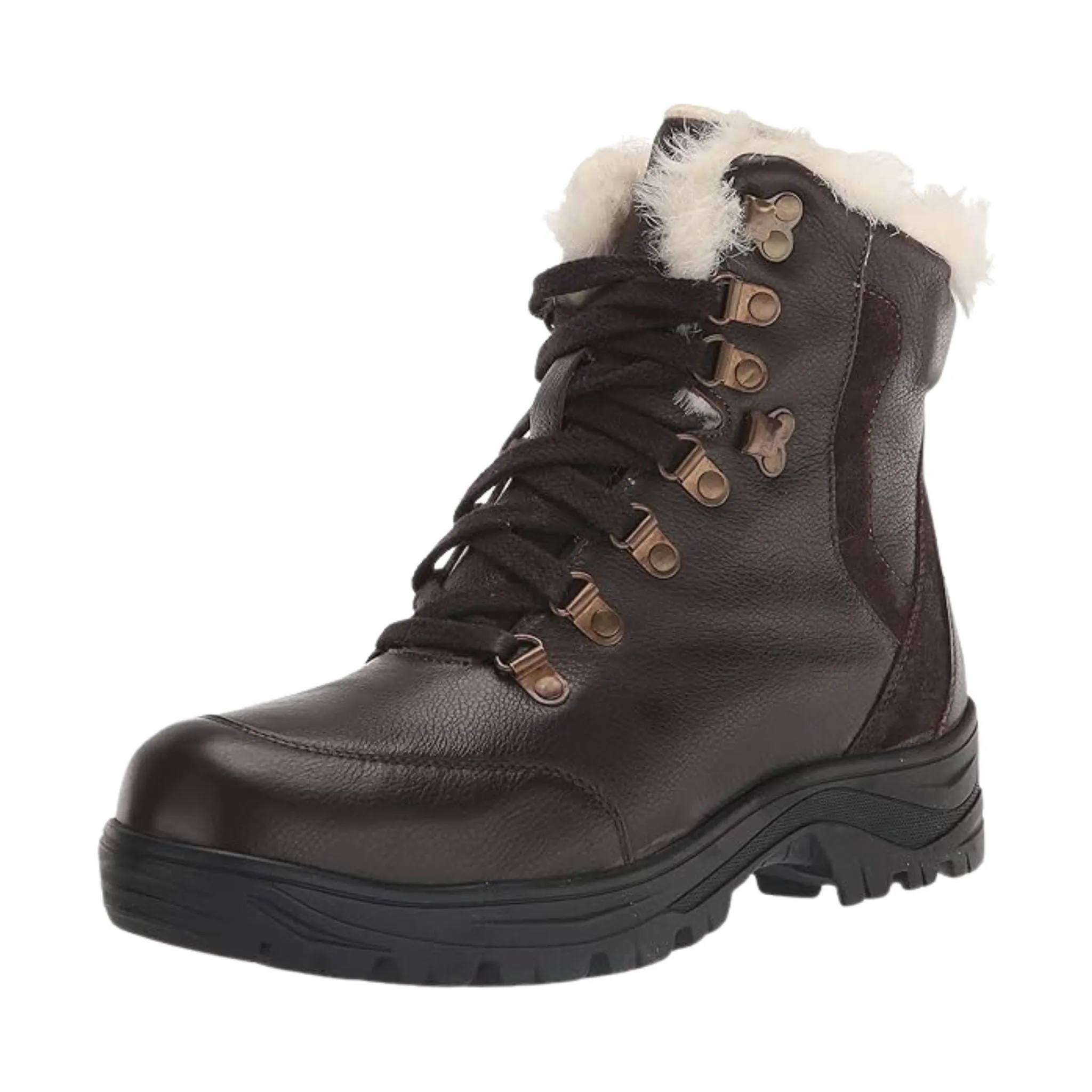 Tundra Women's Lace Cleat Winter Boots - Brown